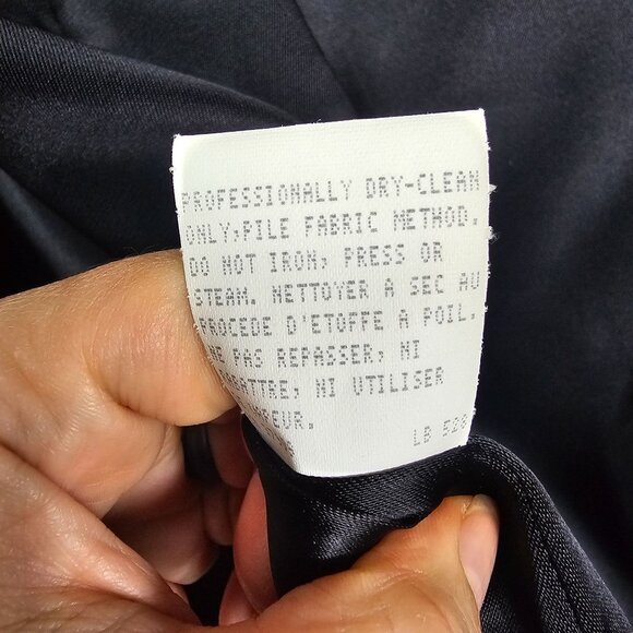 Vintage Monterey Fashions Full Length Faux Fur Coat 2X Black Mobwife Made in USA - Picture 13 of 13